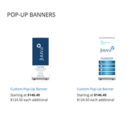 Custom Pop-Up Banners