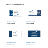 Event Banners 48 x 24