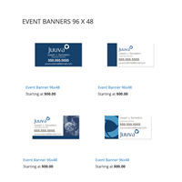Event Banners 96 x 48
