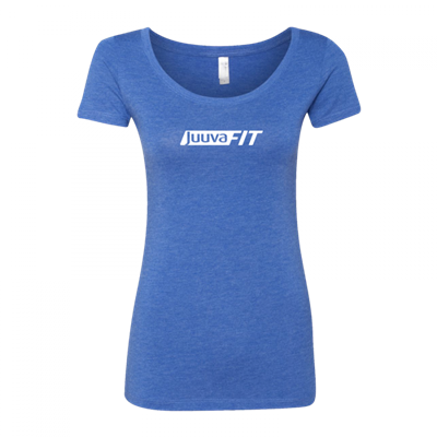 Women's JuuvaFIT Blue Scoop Tee