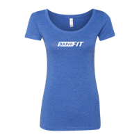 Women's JuuvaFIT Blue Scoop Tee